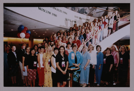 Phi Mu Officers at Convention Photograph 1, July 4-8, 2002 (image)