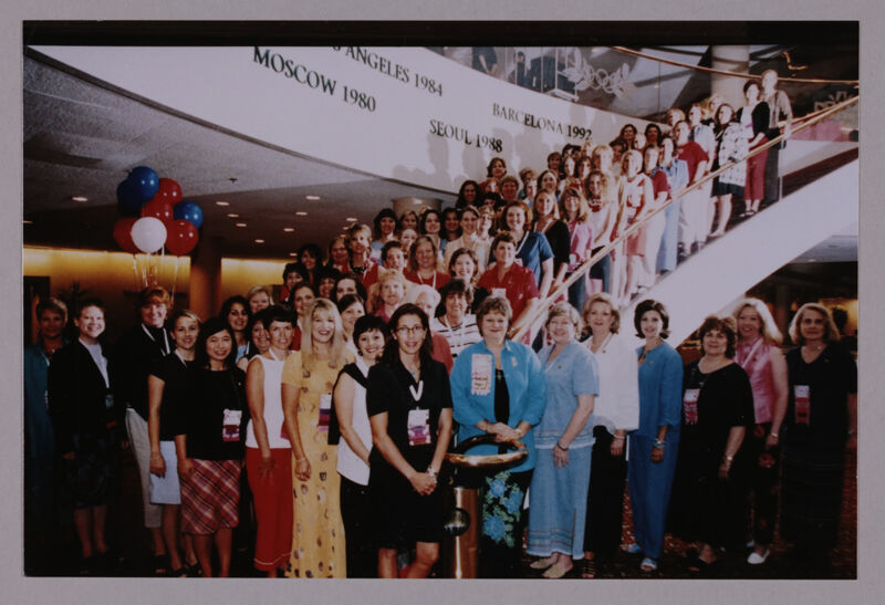 Phi Mu Officers at Convention Photograph 1, July 4-8, 2002 (Image)
