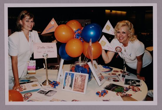 Delta Beta Chapter Reunion Table at Convention Photograph, July 4-8, 2002 (image)