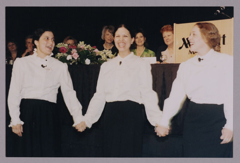 Three Phi Mus in Black and White at Carnation Banquet Photograph, July 4-8, 2002 (Image)
