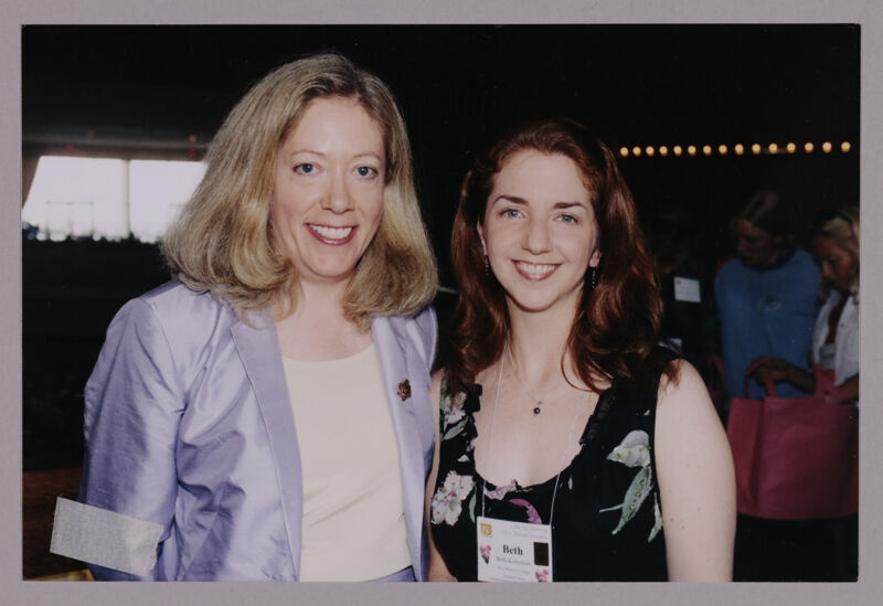 Cindy Lowden and Beth Kornstein at Convention Photograph, July 4-8, 2002 (Image)