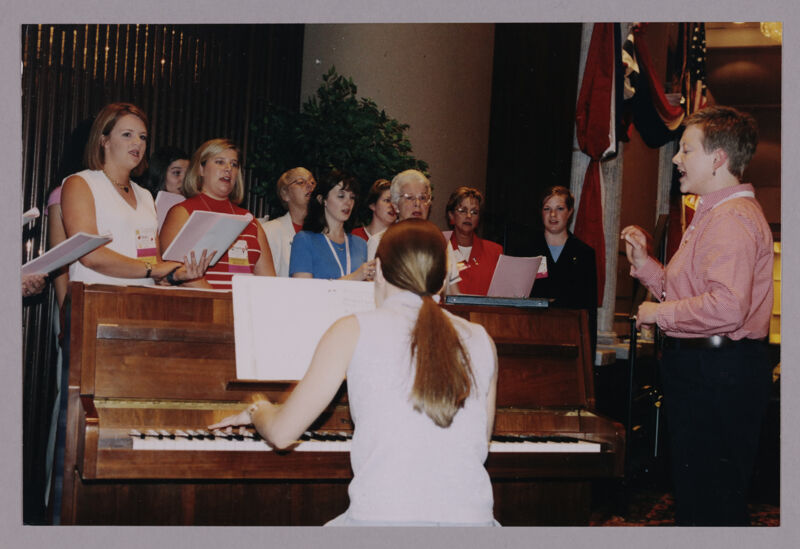 Convention Choir Singing Photograph 1, July 4-8, 2002 (Image)