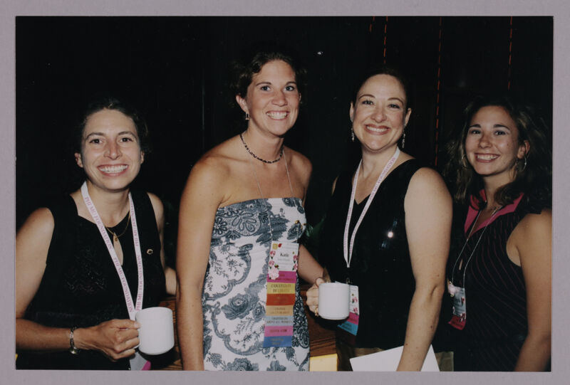 Four Phi Mus at Convention Photograph, July 4-8, 2002 (Image)