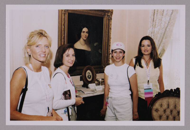 Four Phi Mus in Philomathean Room During Convention Photograph, July 4-8, 2002 (Image)