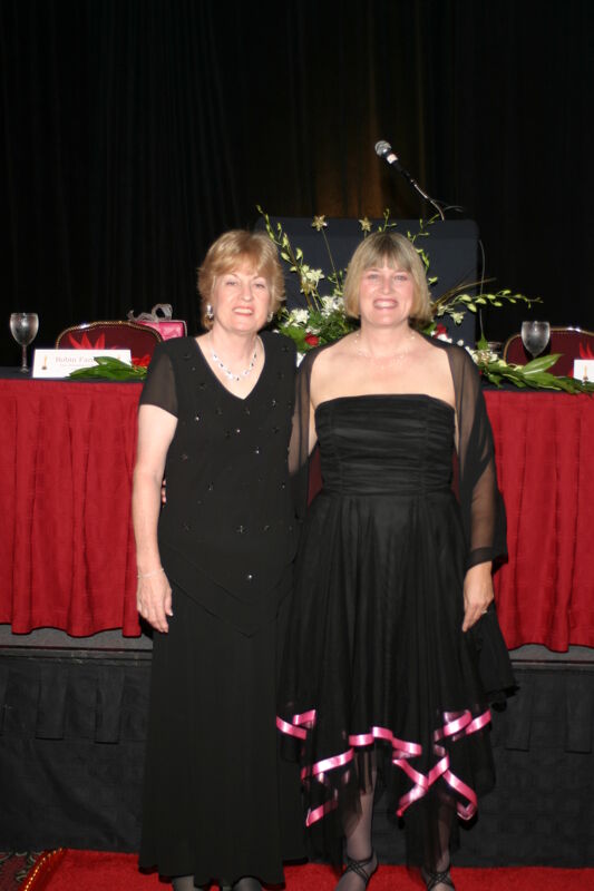 Two Unidentified Phi Mus at Convention Carnation Banquet Photograph 5, July 11, 2004 (Image)