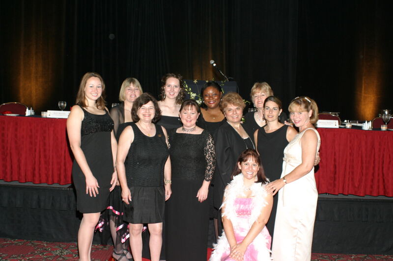 July 11 Group of 11 at Convention Carnation Banquet Photograph Image
