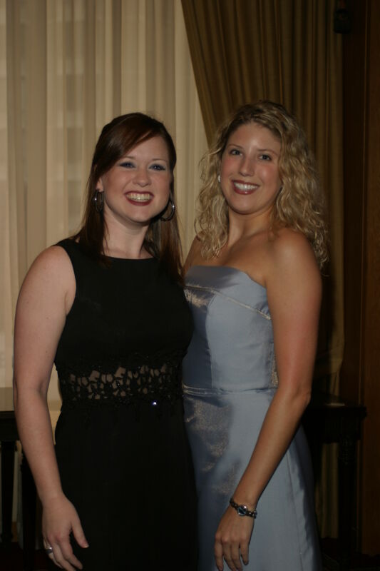 Two Unidentified Phi Mus at Convention Carnation Banquet Photograph 7, July 11, 2004 (Image)
