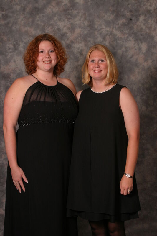 Two Unidentified Phi Mus Convention Portrait Photograph 12, July 11, 2004 (Image)