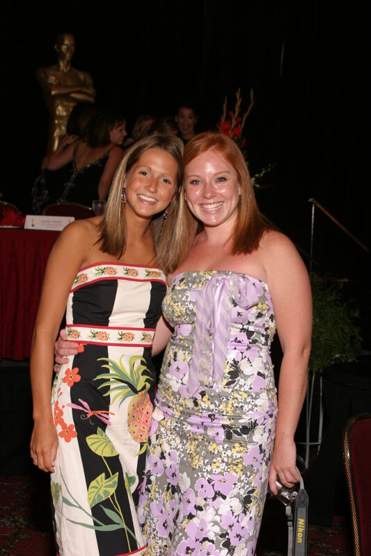 Two Unidentified Phi Mus at Convention Carnation Banquet Photograph 8, July 11, 2004 (Image)