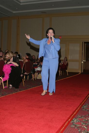 Mary Helen Griffis Singing at Convention Carnation Banquet Photograph 2, July 11, 2004 (image)