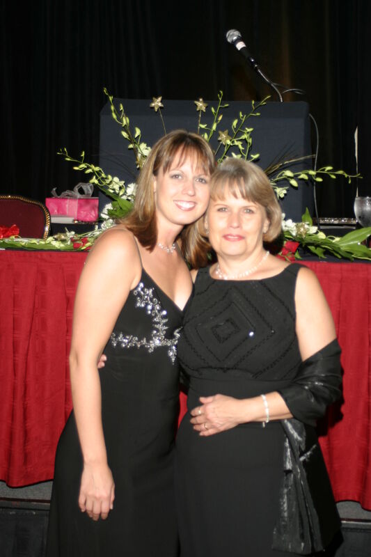 Two Unidentified Phi Mus at Convention Carnation Banquet Photograph 1, July 11, 2004 (Image)