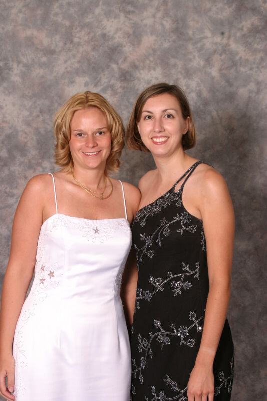 Two Unidentified Phi Mus Convention Portrait Photograph 1, July 11, 2004 (Image)