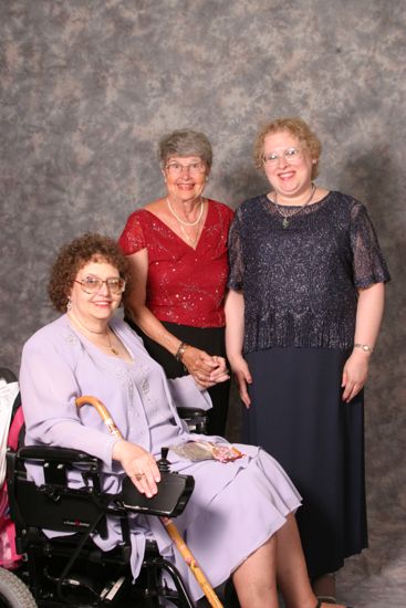 Mary Indianer and Two Unidentified Phi Mus Convention Portrait Photograph, July 11, 2004 (image)