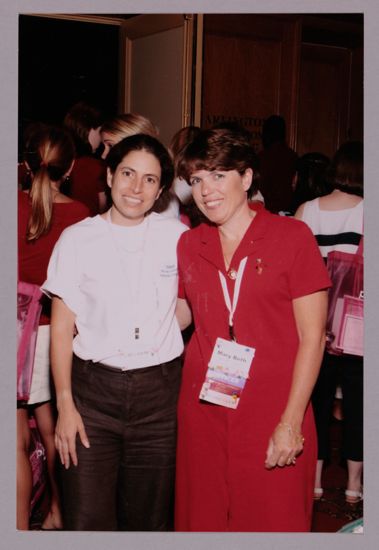 Michele Buckley and Mary Beth Straguzzi at Convention Photograph 1, July 8, 2004 (image)