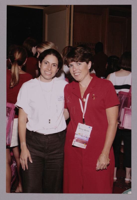 July 8 Michele Buckley and Mary Beth Straguzzi at Convention Photograph 1 Image