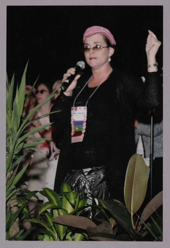 Mary Helen McCarty Speaking at Convention Photograph, July 8-11, 2004 (Image)