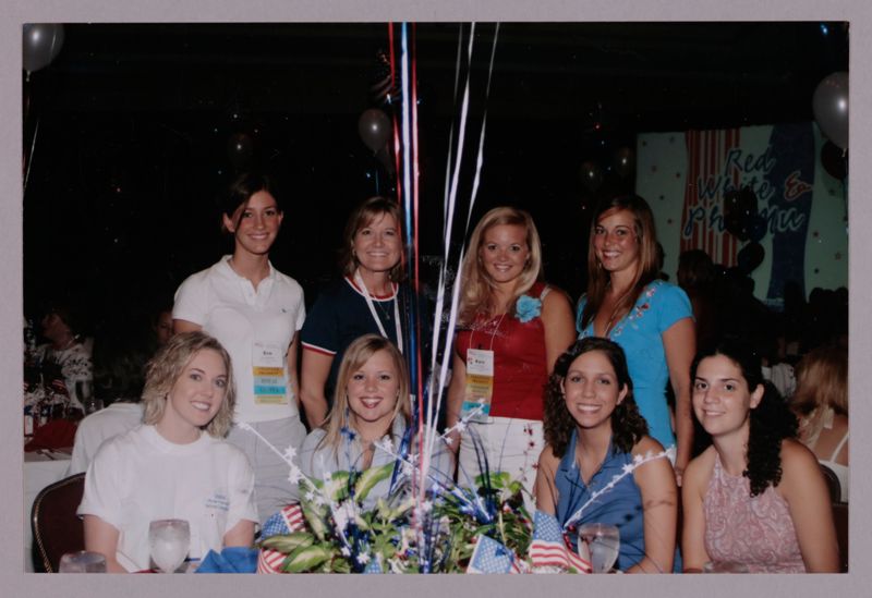 July 8-11 Group of Eight at Convention Luncheon Photograph Image