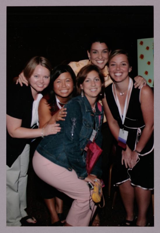 Five Phi Mus at Convention Photograph, July 8-11, 2004 (Image)