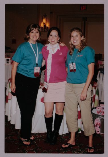 Ann, Jessica, and Paige at Convention Photograph, July 8-11, 2004 (image)