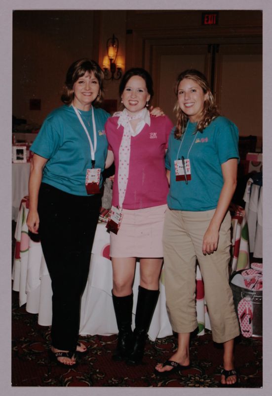 Ann, Jessica, and Paige at Convention Photograph, July 8-11, 2004 (Image)