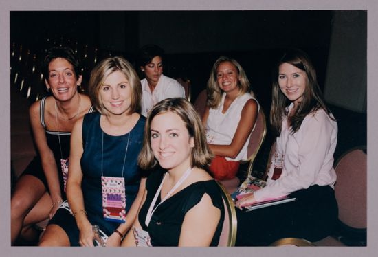 Group of Six in Chairs at Convention Photograph, July 8-11, 2004 (image)