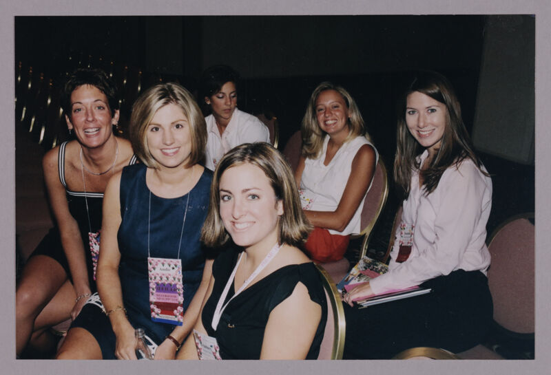 Group of Six in Chairs at Convention Photograph, July 8-11, 2004 (Image)