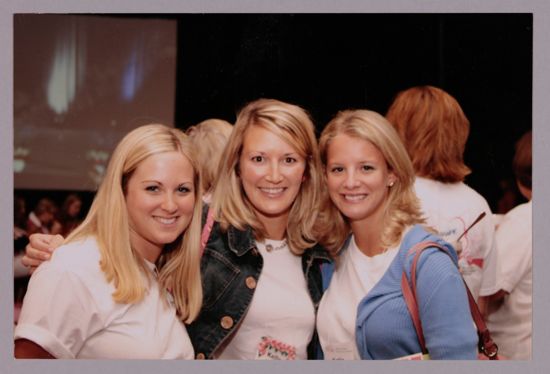 Unidentified, Kelly, and Katie at Convention Photograph, July 8-11, 2004 (image)