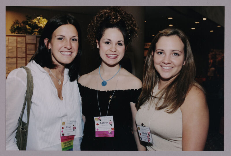 Shuler, Perry, and Unidentified at Convention Photograph, July 8-11, 2004 (Image)