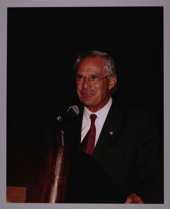 Porter Goss Speaking at Convention Photograph 1, July 8, 2004 (Image)