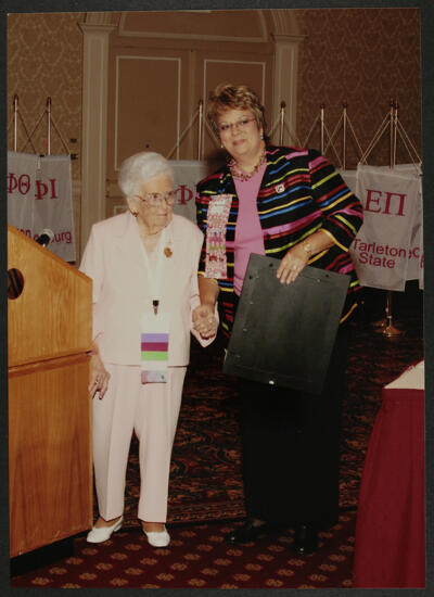 Leona Hughes and Kathy Williams at Convention Photograph, 2006 (image)