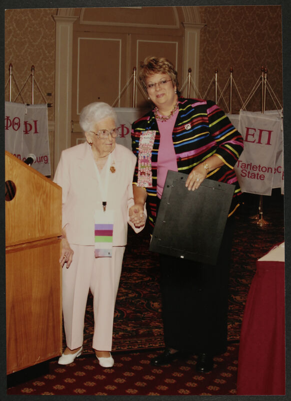 2006 Leona Hughes and Kathy Williams at Convention Photograph Image