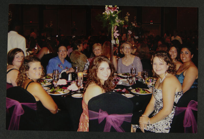 2006 Table of Nine Phi Mus at Convention Banquet Photograph 2 Image