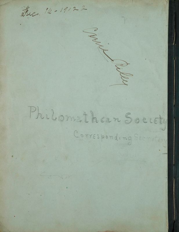 1890 to 1905 Philomathean Society Image