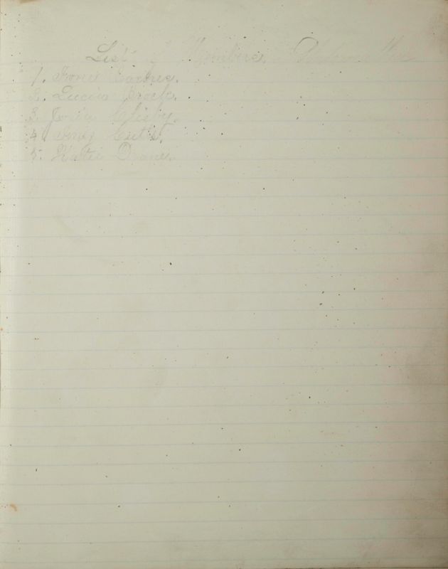 1878-1880 Roll Book for Newly Initiated Members to Enlist Their Names on To Be Transferred Afterwards to the General Roll Book Image