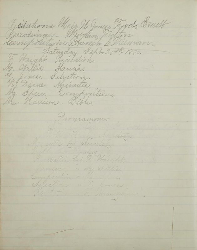 1878-1880 Roll Book for Newly Initiated Members to Enlist Their Names on To Be Transferred Afterwards to the General Roll Book Image