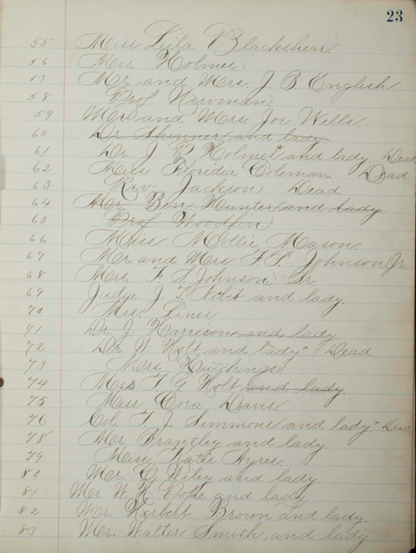 1878- Philomathean Society Record Book Image