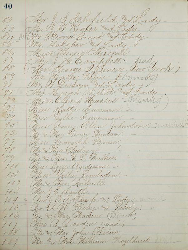 1878- Philomathean Society Record Book Image