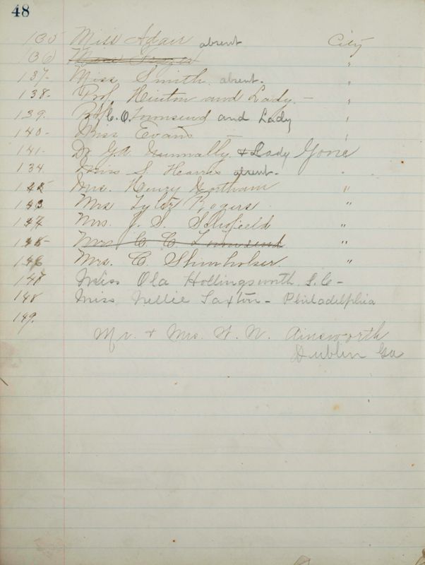 1878- Philomathean Society Record Book Image