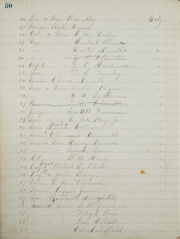 1878- Philomathean Society Record Book Image