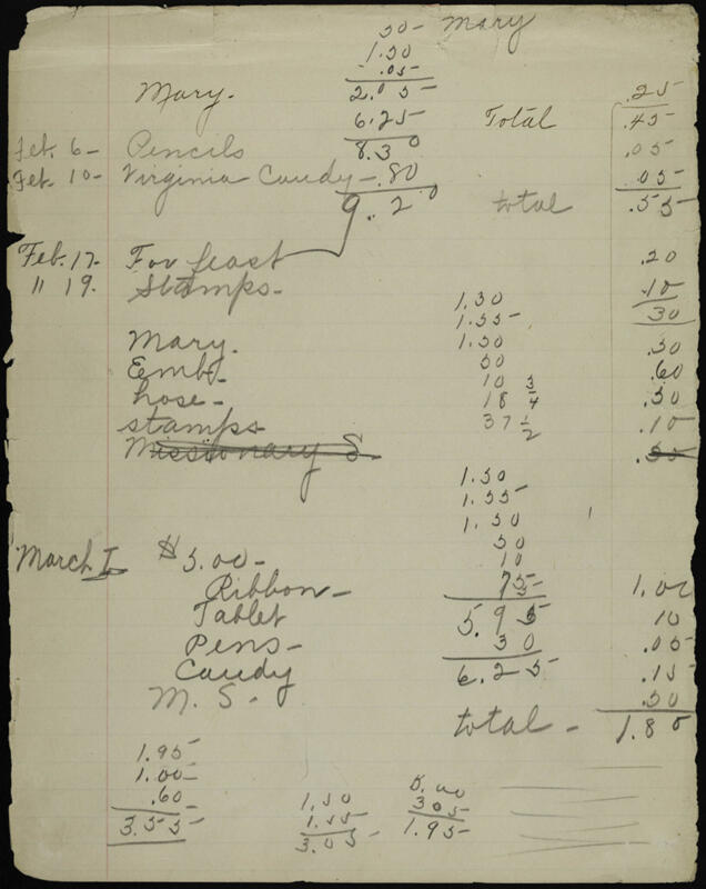 Class Notebook and Financial Record of a Philomathean Image