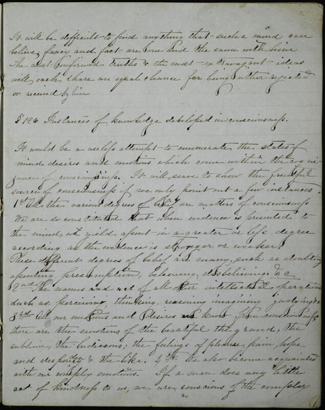 c. 1853 Essays by Members of Philomathean Society Notebook Image