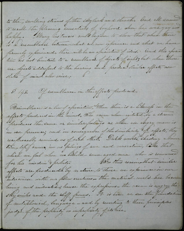 c. 1853 Essays by Members of Philomathean Society Notebook Image