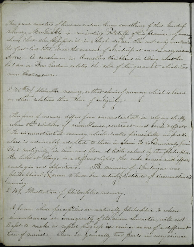 c. 1853 Essays by Members of Philomathean Society Notebook Image