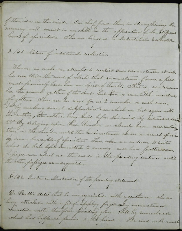 c. 1853 Essays by Members of Philomathean Society Notebook Image