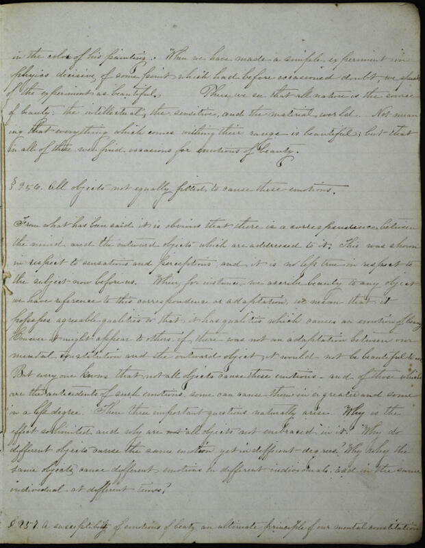 c. 1853 Essays by Members of Philomathean Society Notebook Image