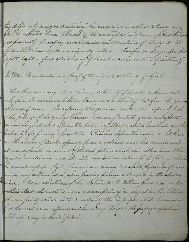 c. 1853 Essays by Members of Philomathean Society Notebook Image