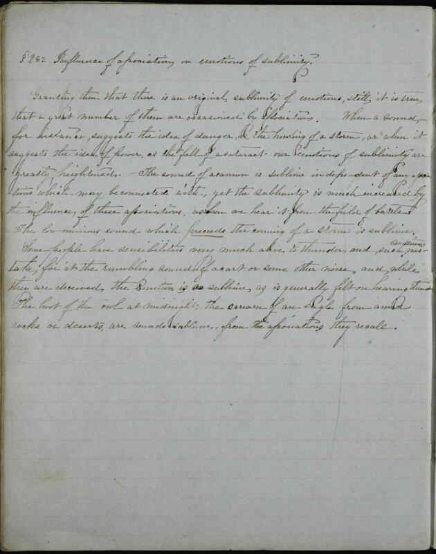 c. 1853 Essays by Members of Philomathean Society Notebook Image