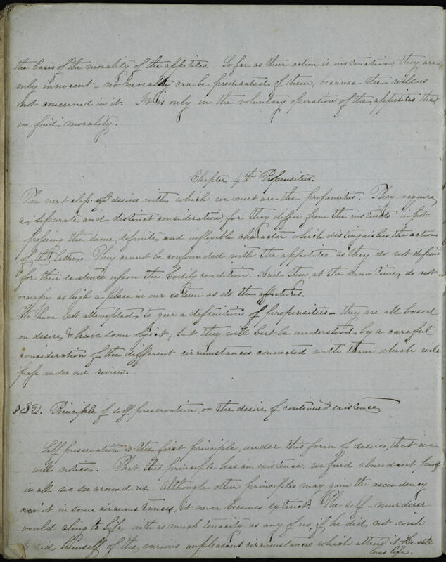 c. 1853 Essays by Members of Philomathean Society Notebook Image