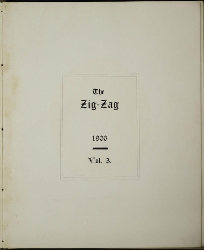 1906 Zig Zag Yearbook Image