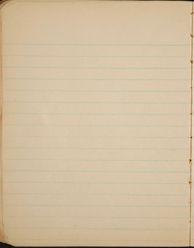 c. 1943 Philomathean Room Notebook Image